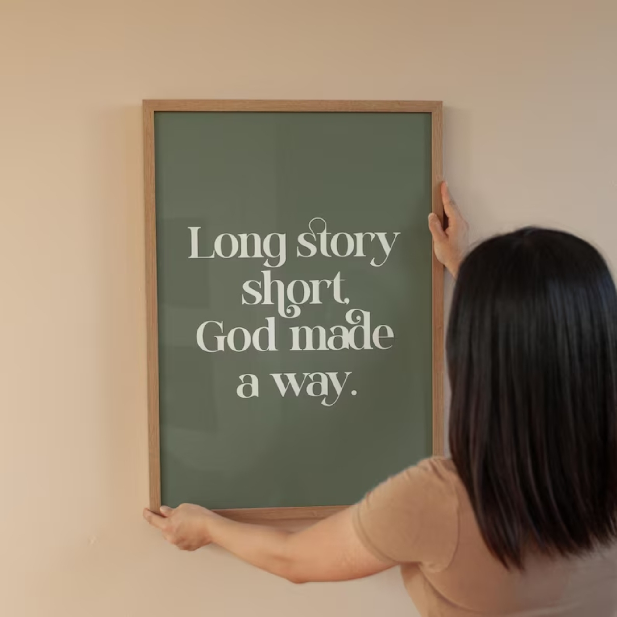 긴 이야기를 간결하게: 하나님은 길을 열었다 기독교 신 - Sustainable Living Products 리뷰 및 가격