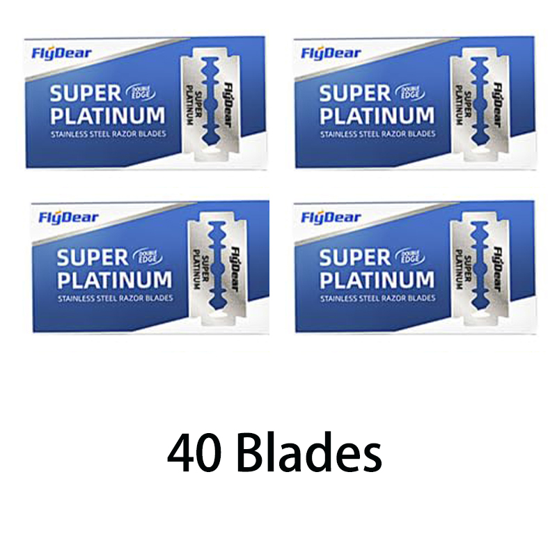 베스트셀러 스테인리스 면도날 구식 수동 양면 면도날 미 - Safety Razor Handle 리뷰 및 가격