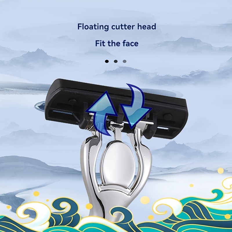 금속 손잡이 수동 전문 얼굴 관리 수염 3중날 안전 면 - Safety Razor Handle 리뷰 및 가격
