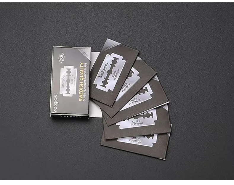 도매 20개입 이중 스틸 엣지 블레이드 면도날 스테인리 - Safety Razor Handle 리뷰 및 가격