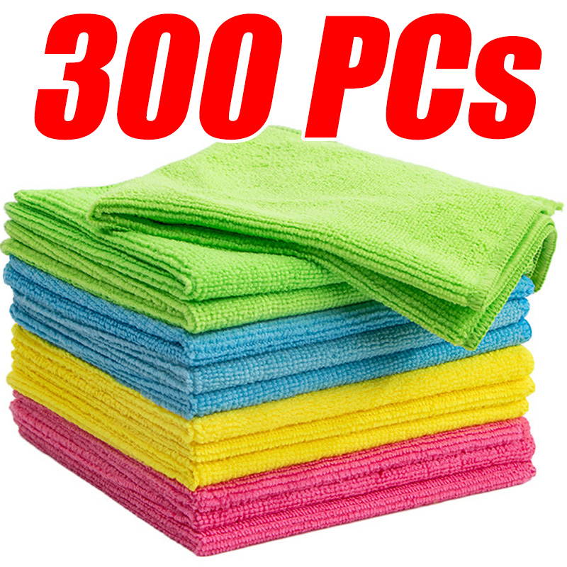 300 PC 마이크로 화이버 청소 천 다목적 주방 접시 - Cloth Pad Reusable 리뷰 및 가격