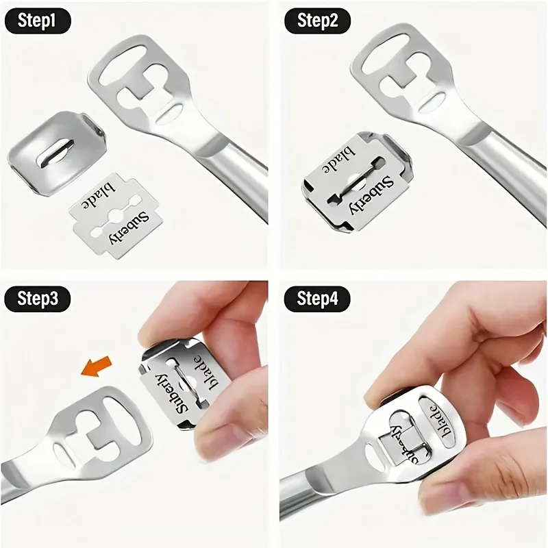 스테인리스 스틸 안전 면도날, 하프 싱글 엣지, 이발사 - Safety Razor Handle 리뷰 및 가격