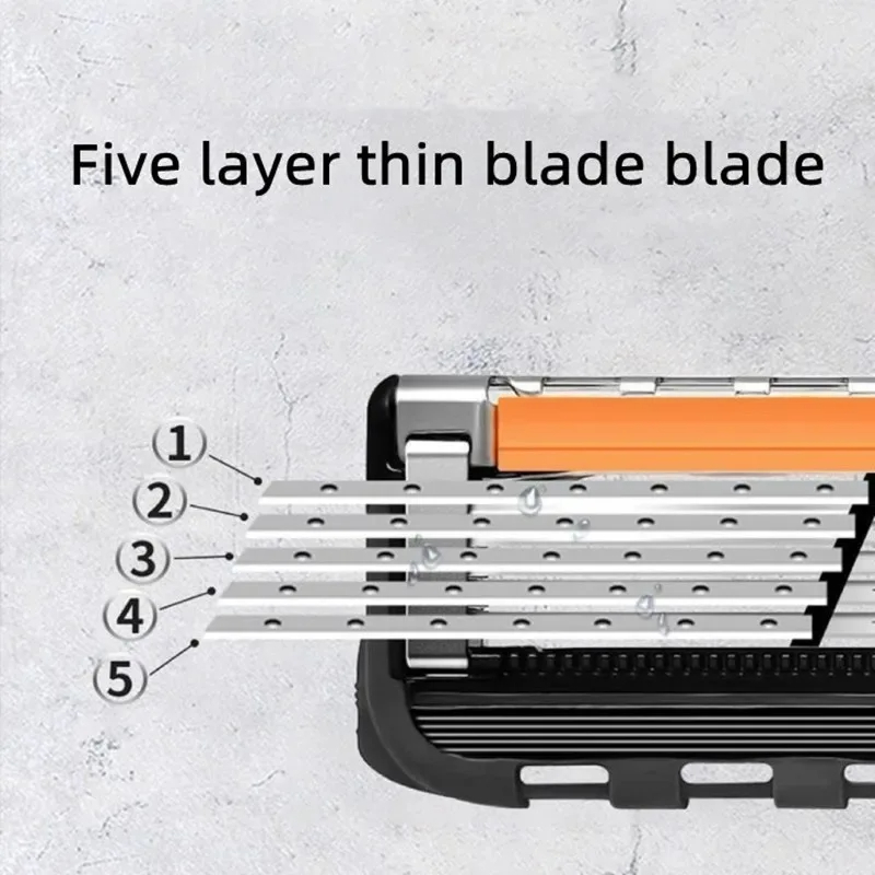 5겹 교체형 안전날, 남성용 수동 면도기, 스테인리스  - Safety Razor Handle 리뷰 및 가격