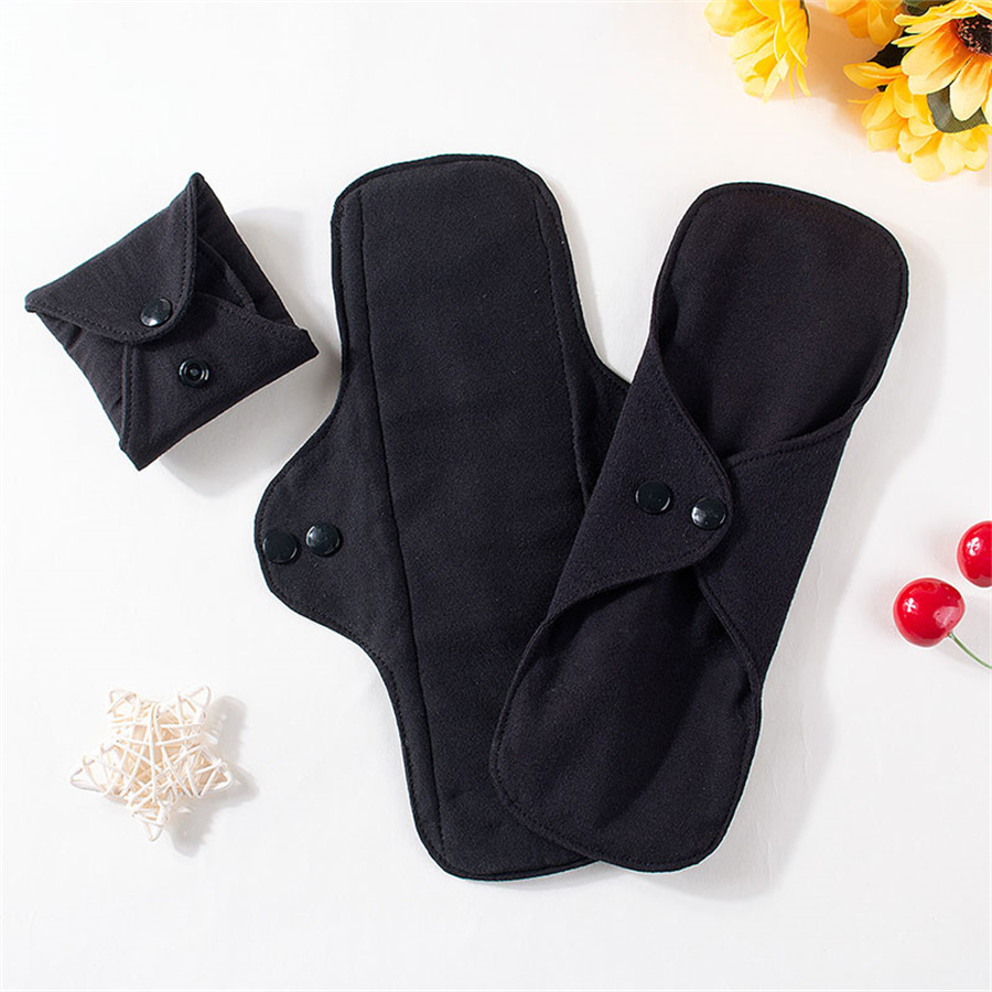 5개 세트 재사용 가능 세탁 가능 블랙 순면 생리대 4 - Cloth Pad Reusable 리뷰 및 가격